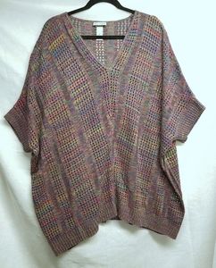 Catherine's Open Knit Poncho Sweater